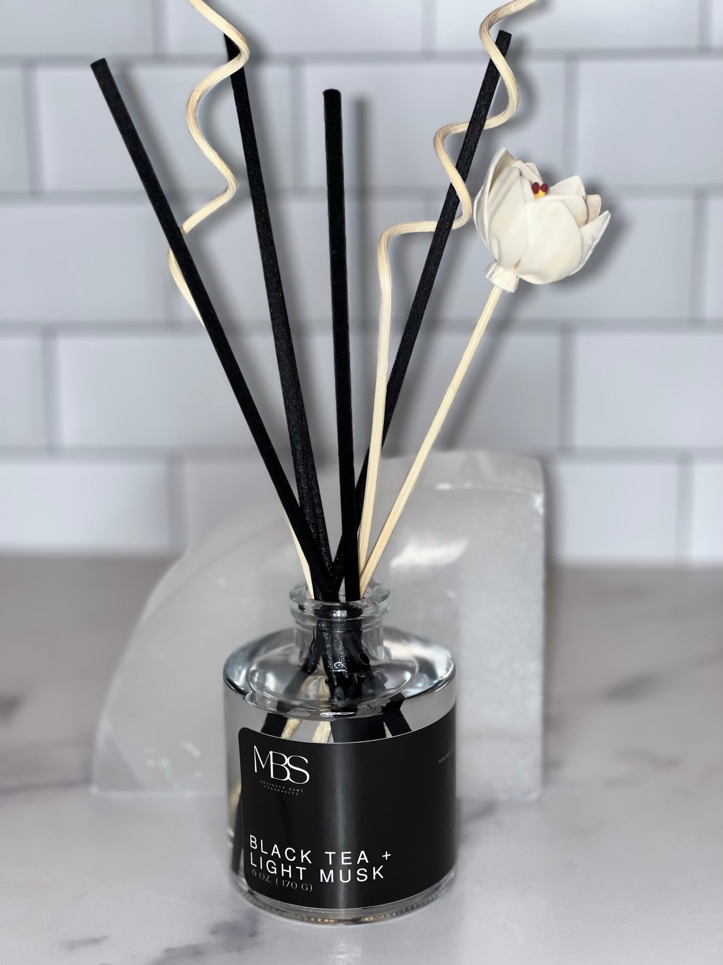 Black Tea + Light Musk | No. 03 Reed Diffuser - Mind Body & Scents, LLC