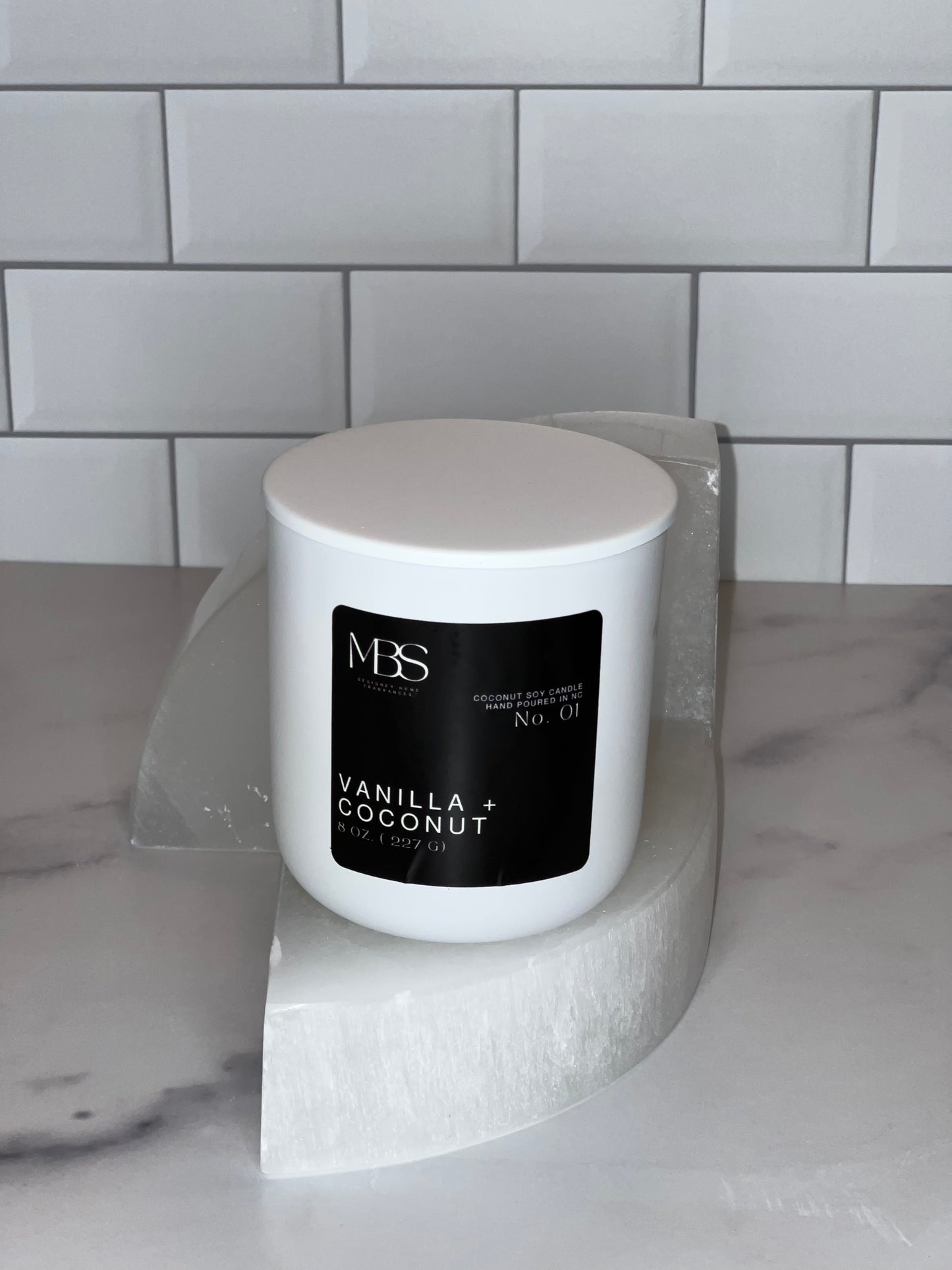 Vanilla + Coconut | No. 01 Candle - Mind Body & Scents, LLC