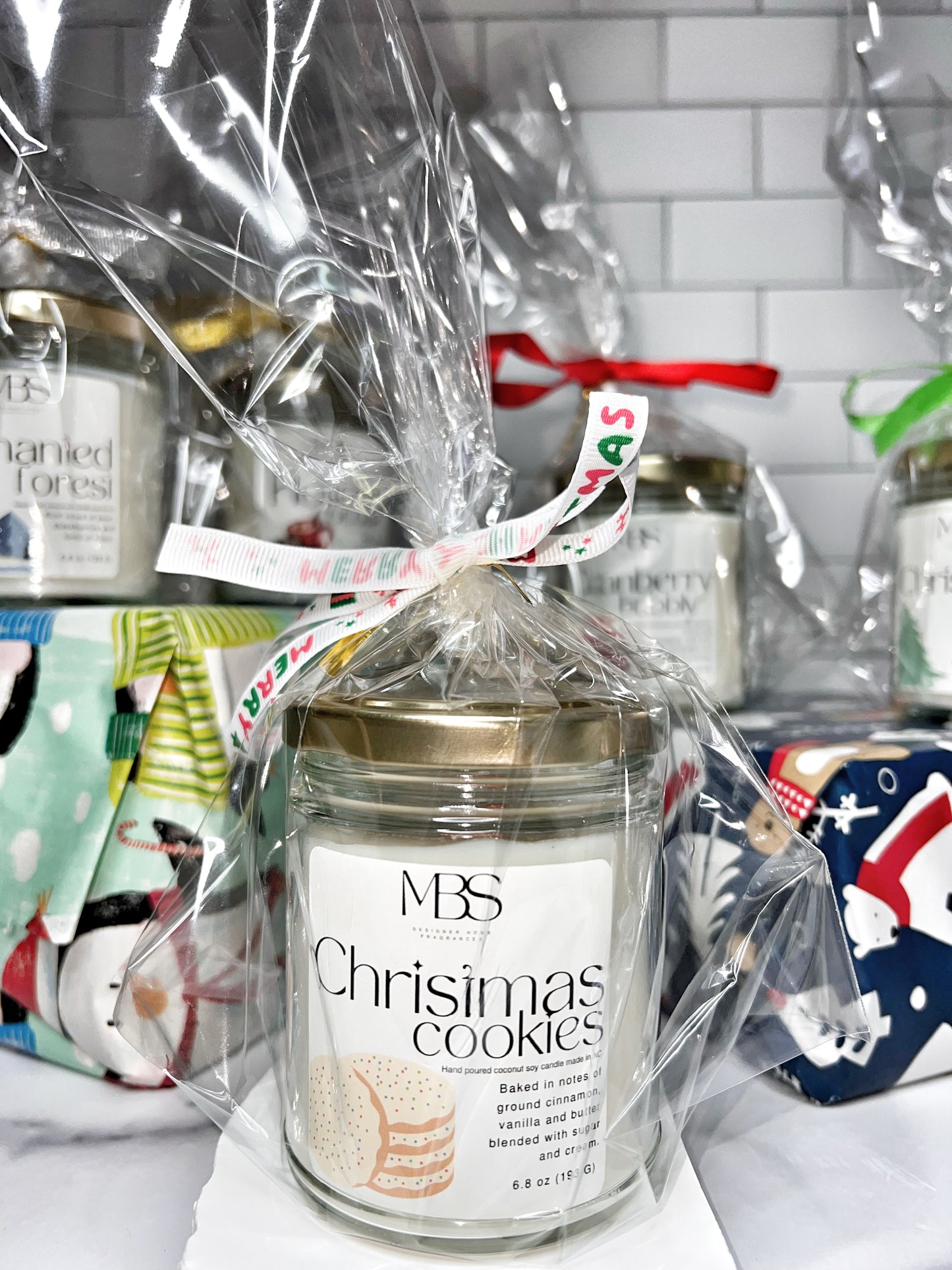 Gift Wrapped 6.8oz Candles - Mind Body & Scents, LLC