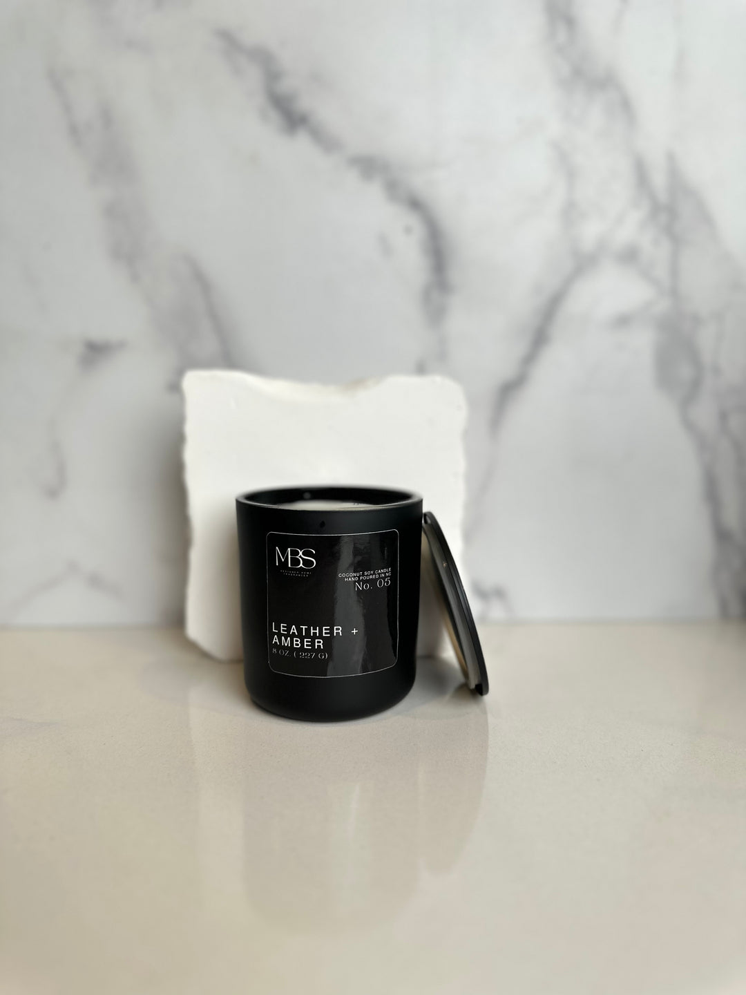 Leather + Amber Scent - Mind Body & Scents, LLC