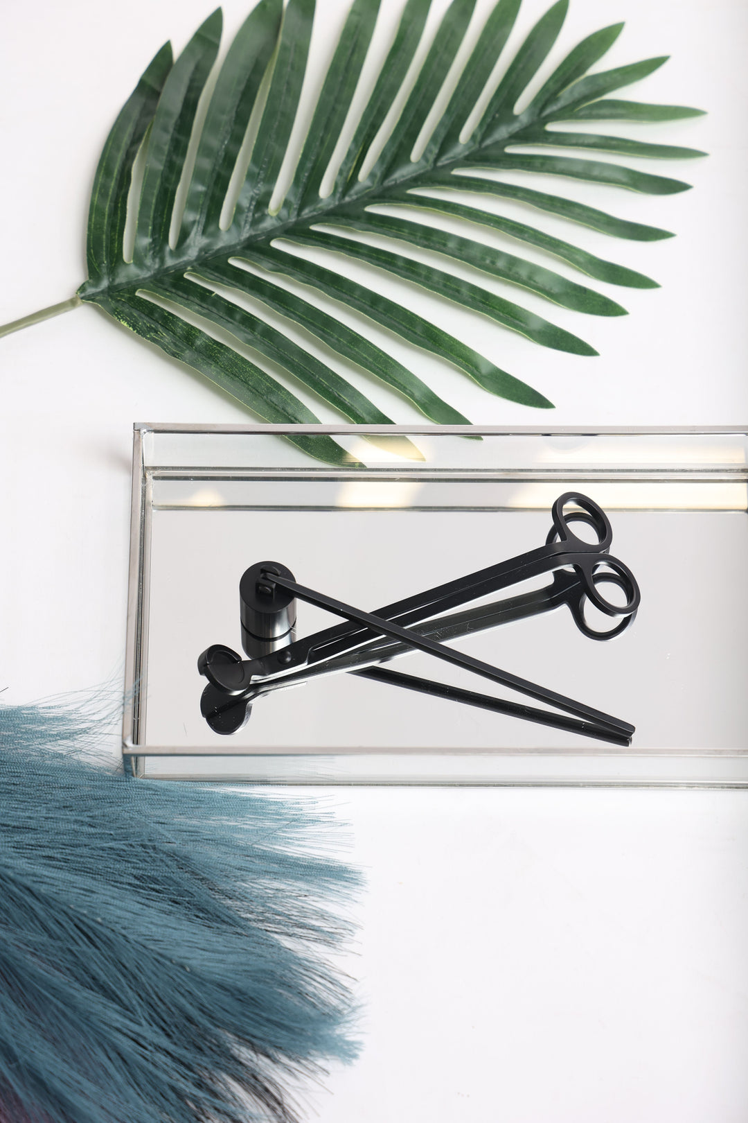 Candle care tools that are essential for candle care. Wick trimmer and Candle snuffer