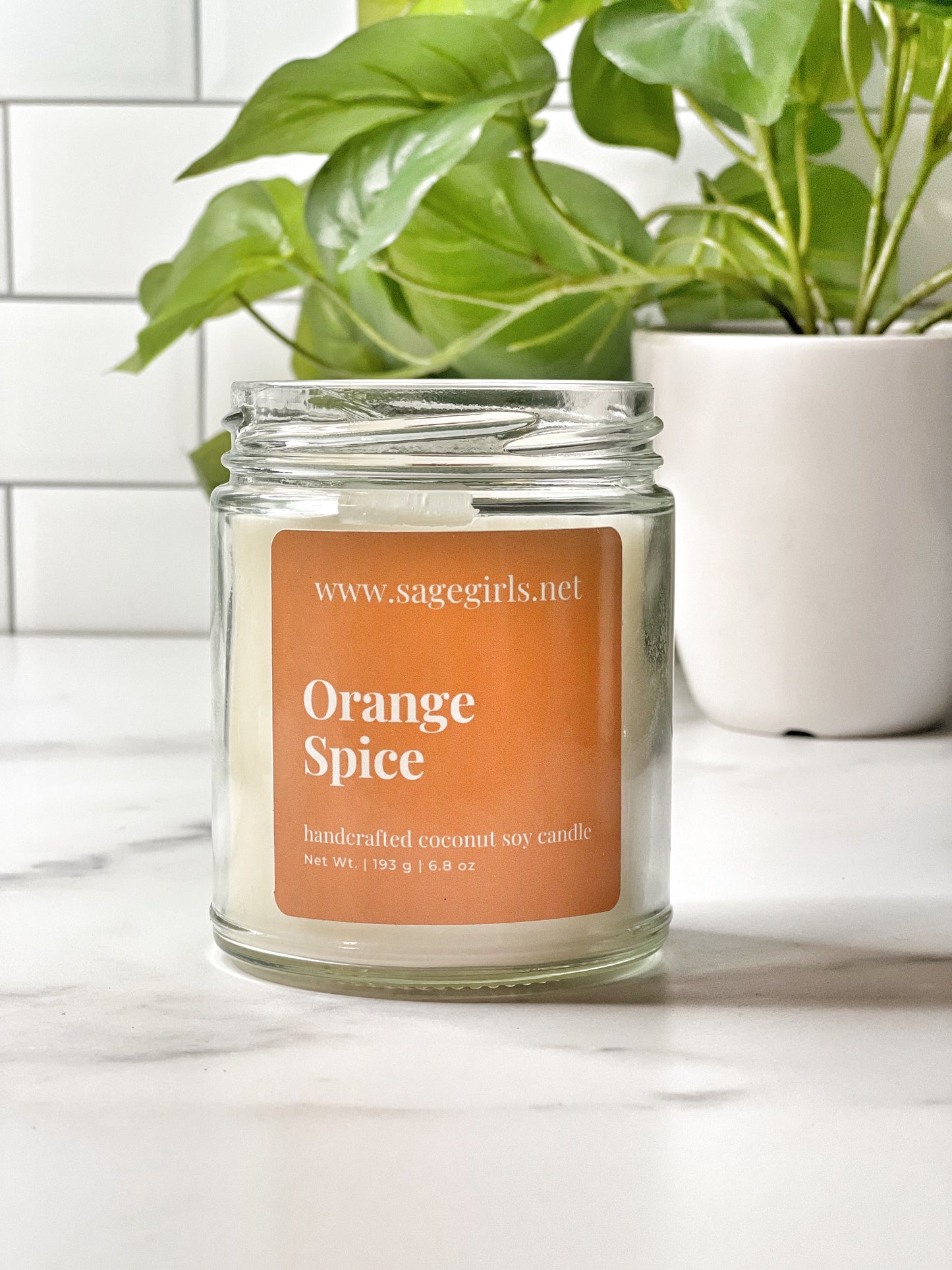 Orange Spice | 6.8oz S.A.G.E. Fundraiser Candle - Mind Body & Scents, LLC