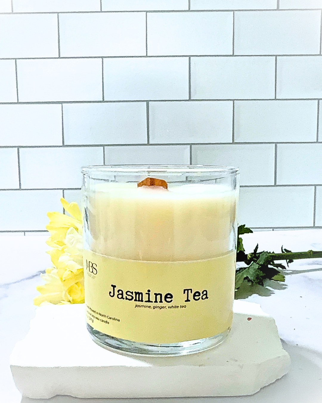 Jasmine Tea | 8.5oz Candle - Mind Body & Scents, LLC
