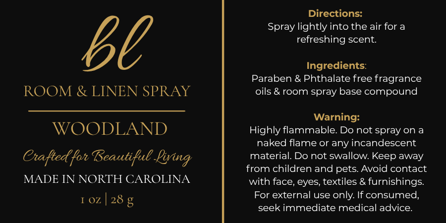 BL 1oz Room Sprays - Mind Body &amp; Scents, LLC