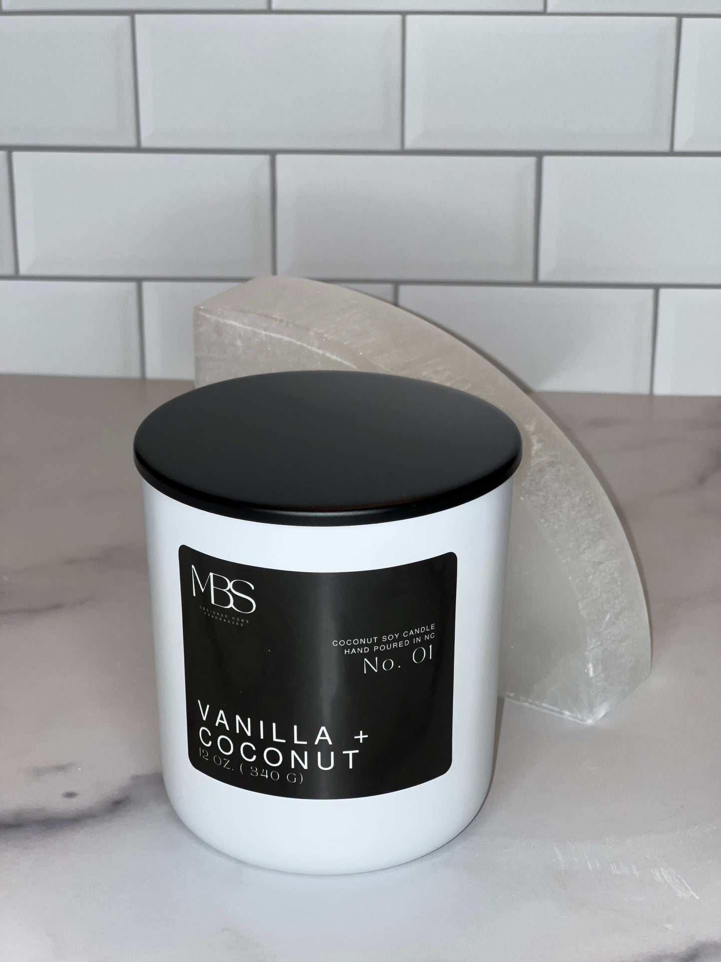Vanilla + Coconut | No. 01 Candle - Mind Body & Scents, LLC