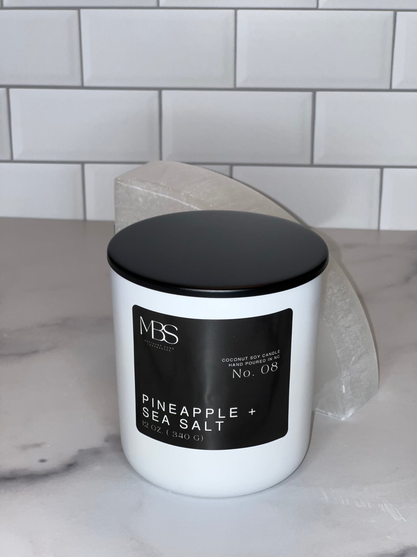 Pineapple + Sea Salt | No. 08 Candle - Mind Body & Scents, LLC