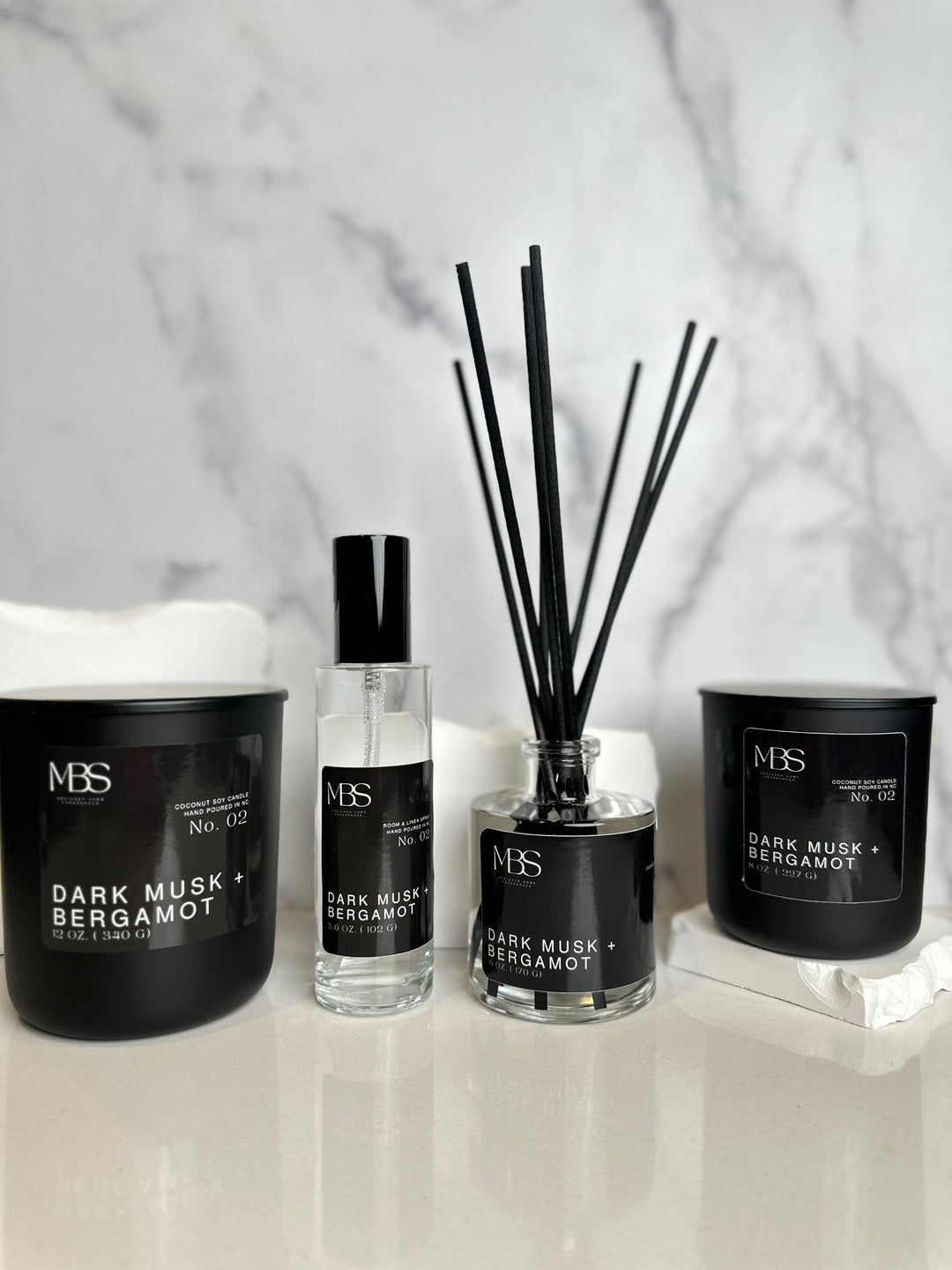 Dark Musk + Bergamot Scent