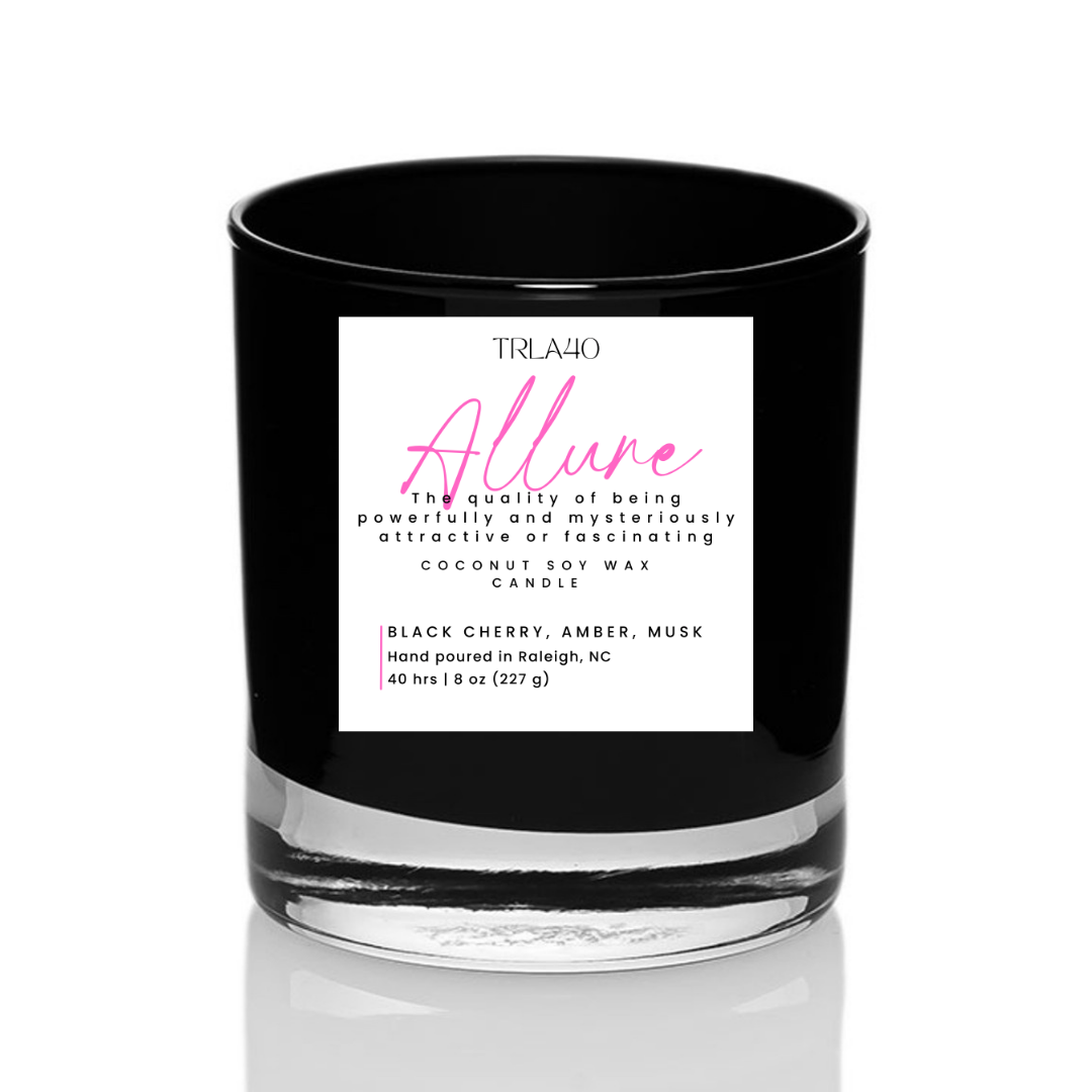 Allure | TRLA40 8oz Candle - Mind Body & Scents, LLC