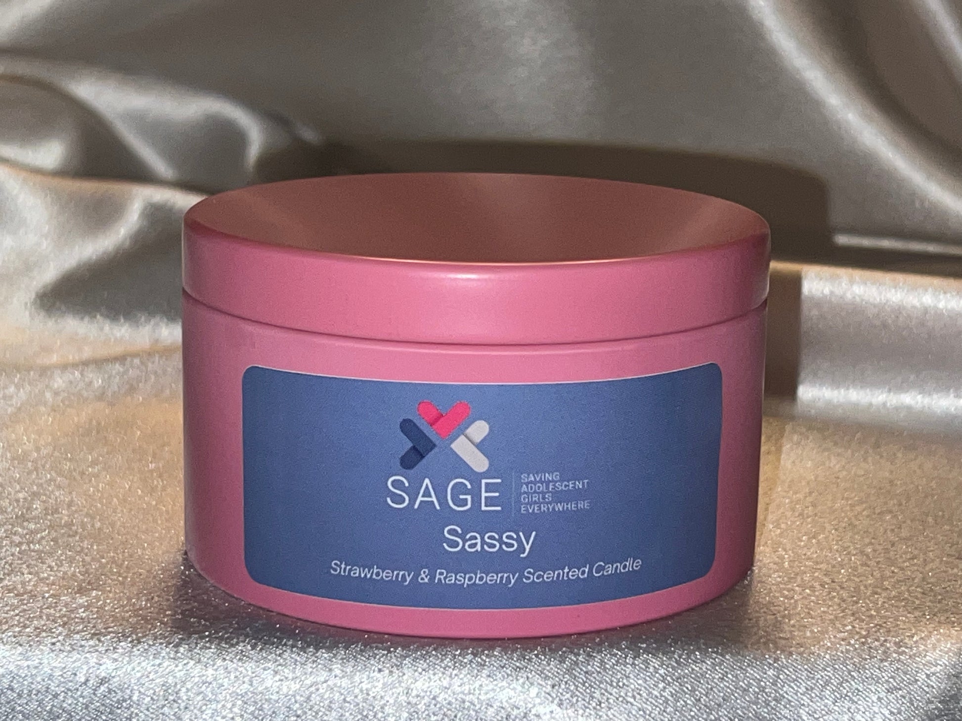 Sassy | Strawberry & Raspberry 5oz Candle - Mind Body & Scents, LLC