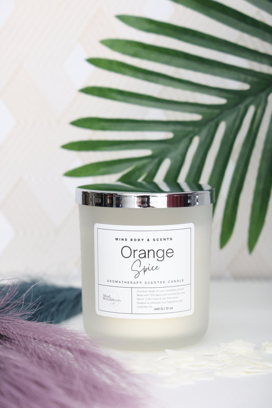 Orange Spice | 12 oz Candle - Mind Body & Scents, LLC