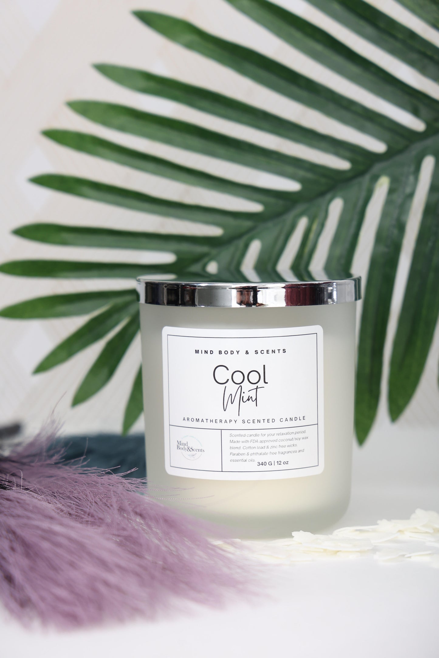 Cool Mint | 12 oz Candle - Mind Body & Scents, LLC